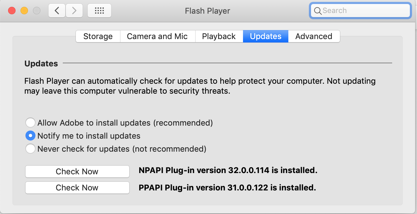 Why does flash player automatically download on my macbook pro